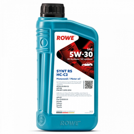 Масло моторное ROWE Hightec SYNT RS HC-C2 5W30 SM/CF 1л