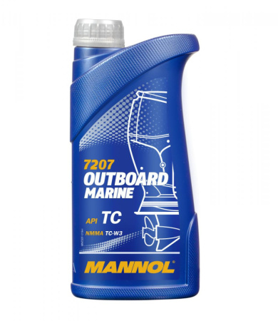 Масло моторное для лодок MANNOL 2-Takt Outboard Marine NC-W3 1л