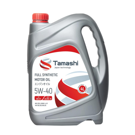 Масло моторное TAMASHI 5W40 API SN/CF ACEA A3/B4-16 4л