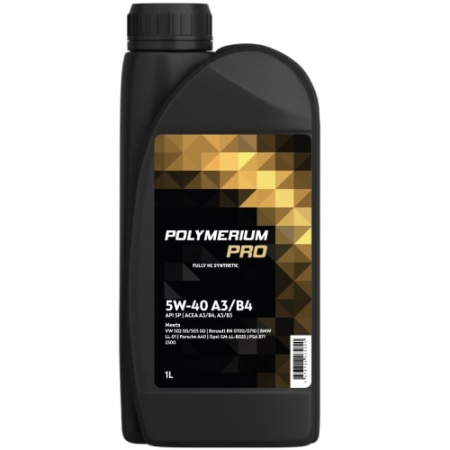Масло моторное POLYMERIUM PRO 5W40 A3/B4 SN 1л