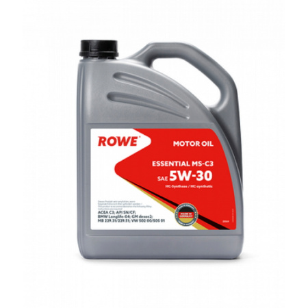 Масло моторное ROWE ESSENTIAL MS-C3 5W30 5л