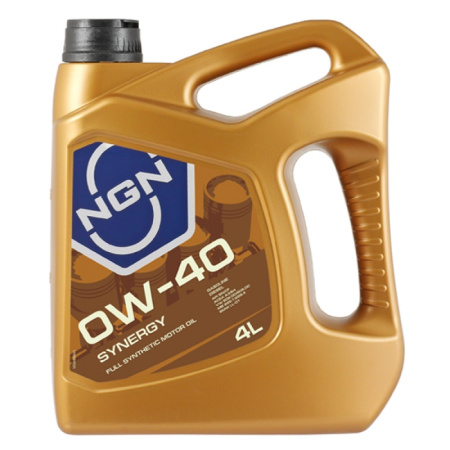 Масло моторное NGN SYNERGY PLUS 0W40 SL/CF 4л