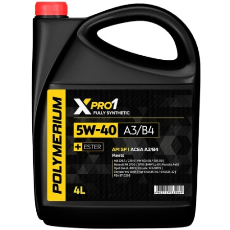 Масло моторное POLYMERIUM XPRO1 5W40 A3/B4 4л