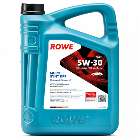 Масло моторное ROWE Hightec Multi SYNT DPF 5W30 C3 4л