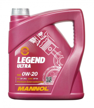 Масло моторное MANNOL Legend Ultra 0W20 GF-6A 4л