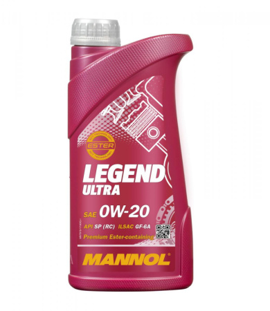 Масло моторное MANNOL Legend Ultra 0W20 GF-6A 1л