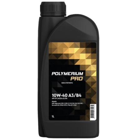 Масло моторное POLYMERIUM PRO 10W40 SN A3/B4 п/с 1л