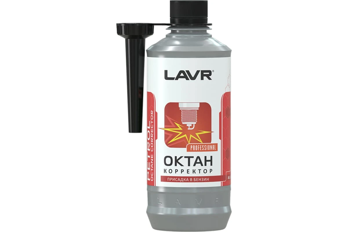 Октан корректор присадка в бензин (40-60л) с насадкой LAVR 310мл (Ln2111) купить в Пензе