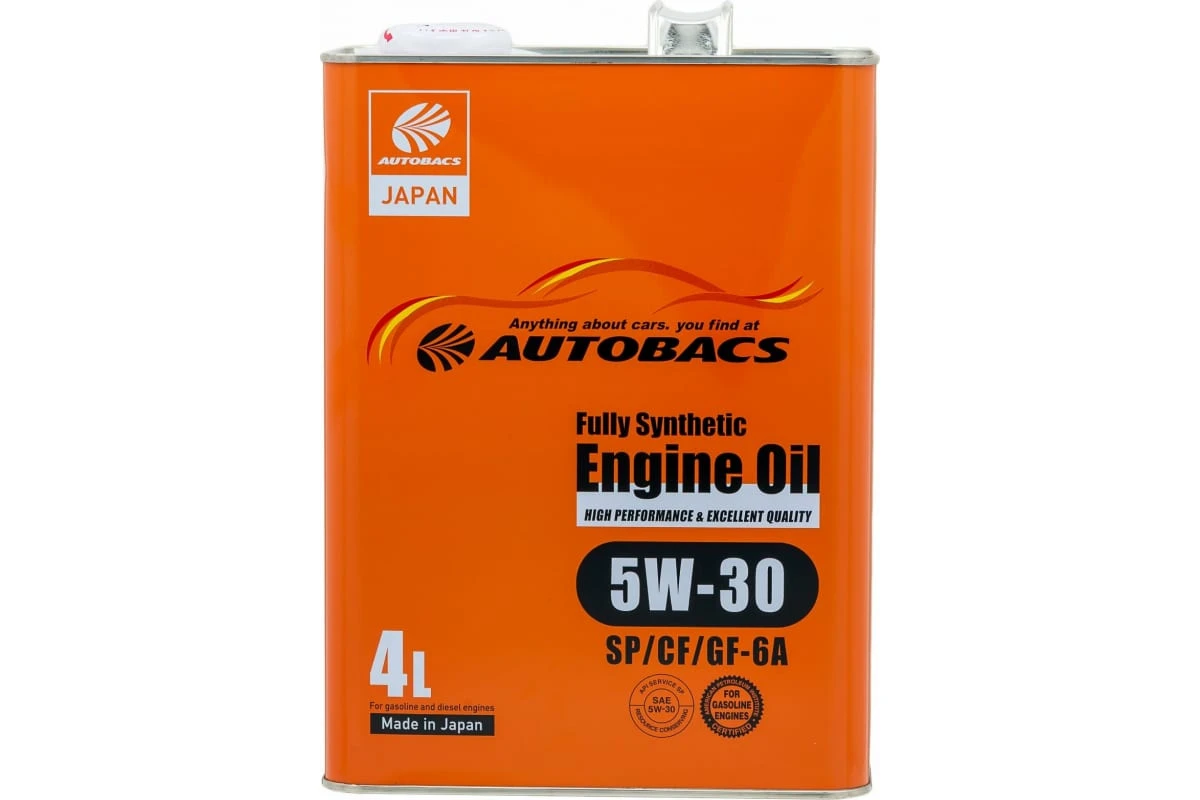 Масло моторное Autobacs Engine oil SYNTENIC 5W30 SP|GF-6A 4л