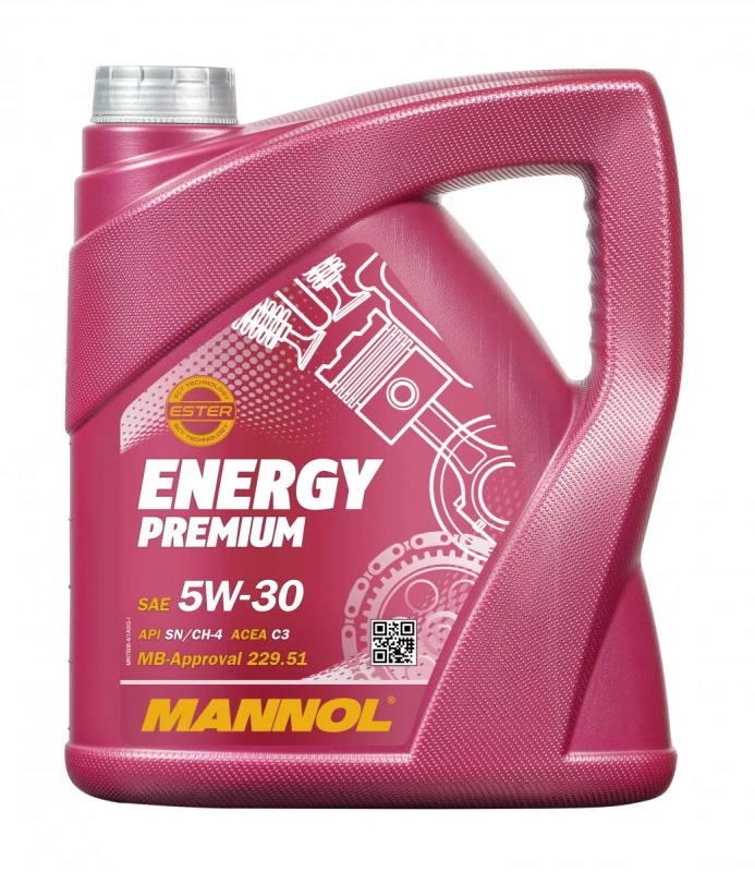 Масло моторное MANNOL ENERGY PREMIUM 5W30 4л 4007