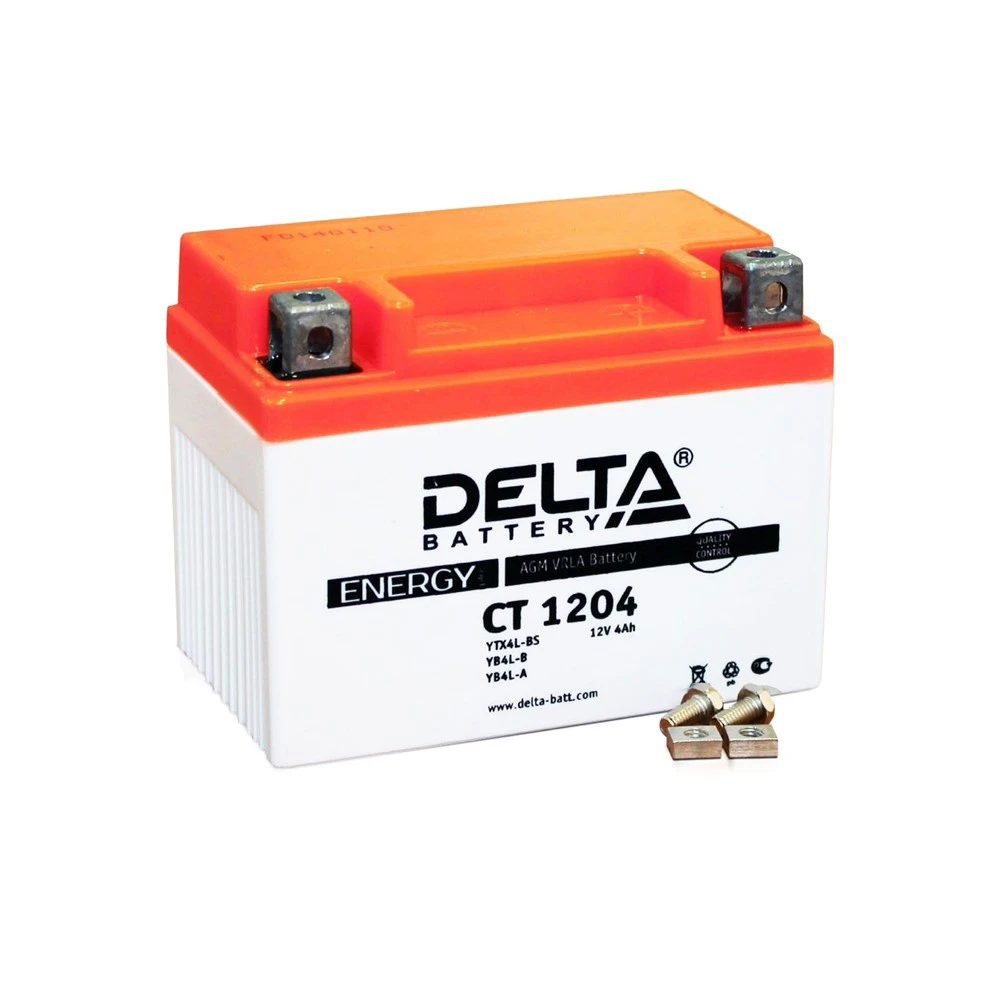 Аккумуляторная батарея DELTA CT-1204 зал. о.п. (YT4L-BS)