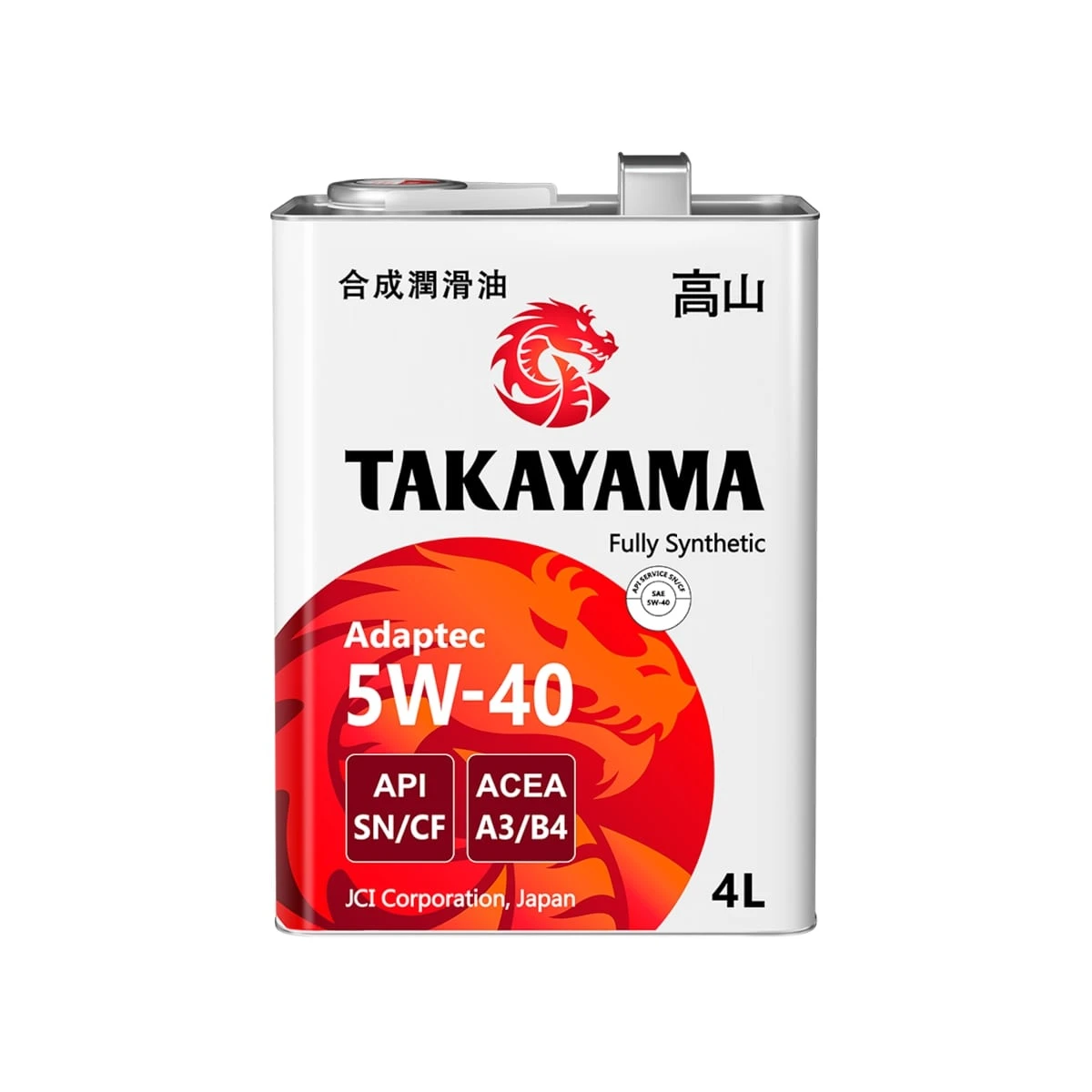 Масло моторное TAKAYAMA 5W40 SN A3/B4 4л
