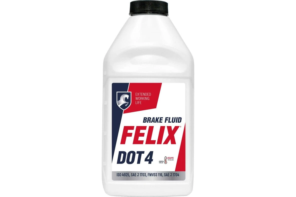 Фото Тормозная жидкость Felix Дот-4 0,455кг — оригинальные автотовары Мега Ойл