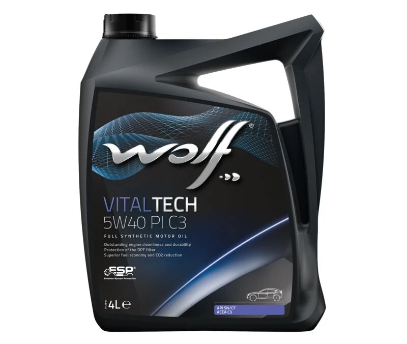 Масло моторное WOLF VITALTECH C3 P1 5W40 4л