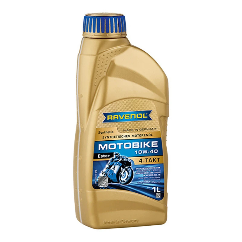 Масло моторное для мотоциклов RAVENOL MOTOBIKE 4T ESTER 10W40 1л