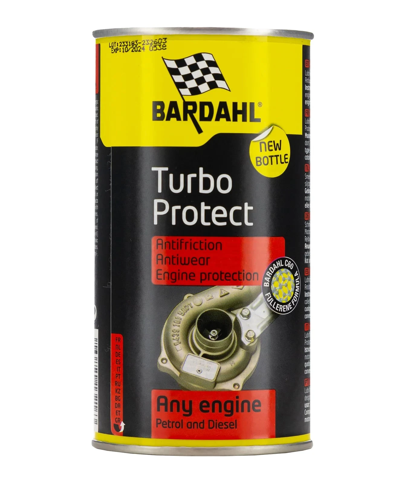 Противоизносная присадка в моторное масло 0,3л TURBO PROTECT  BARDAHL купить в Пензе