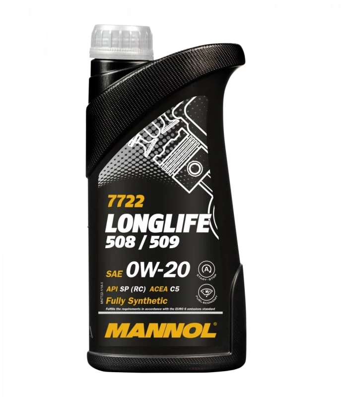 Масло моторное MANNOL LONGLIFE 508/509 0W20 1л 77221