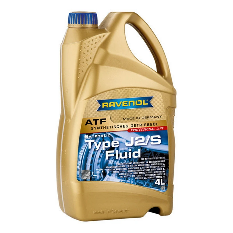 Масло трансмиссионное RAVENOL ATF TYPE J2/S 4л