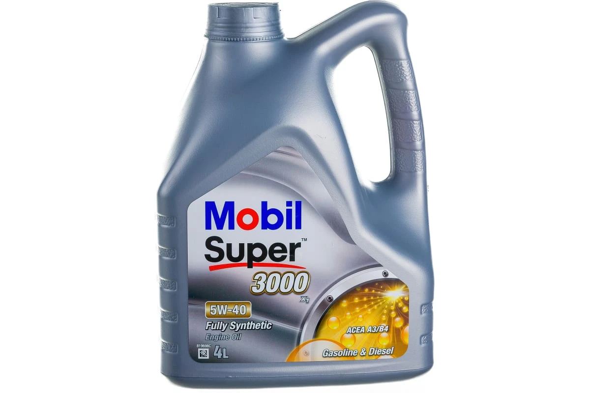 Масло моторное MOBIL Super 3000 X1 5W40 4л