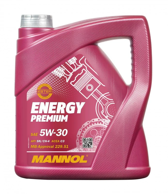Масло моторное MANNOL ENERGY PREMIUM 5W30 4л 4007