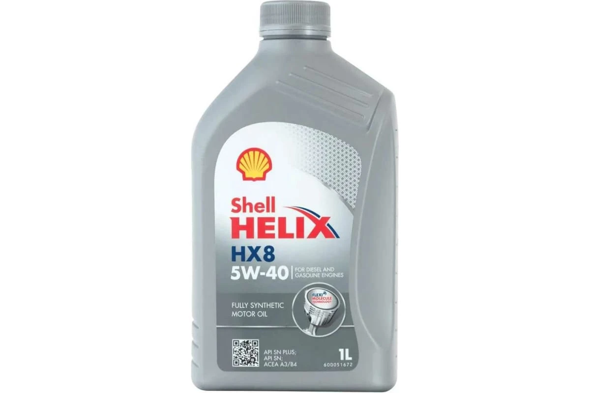 Масло моторное Shell Helix HX8 Synthetic 5W-40 1л