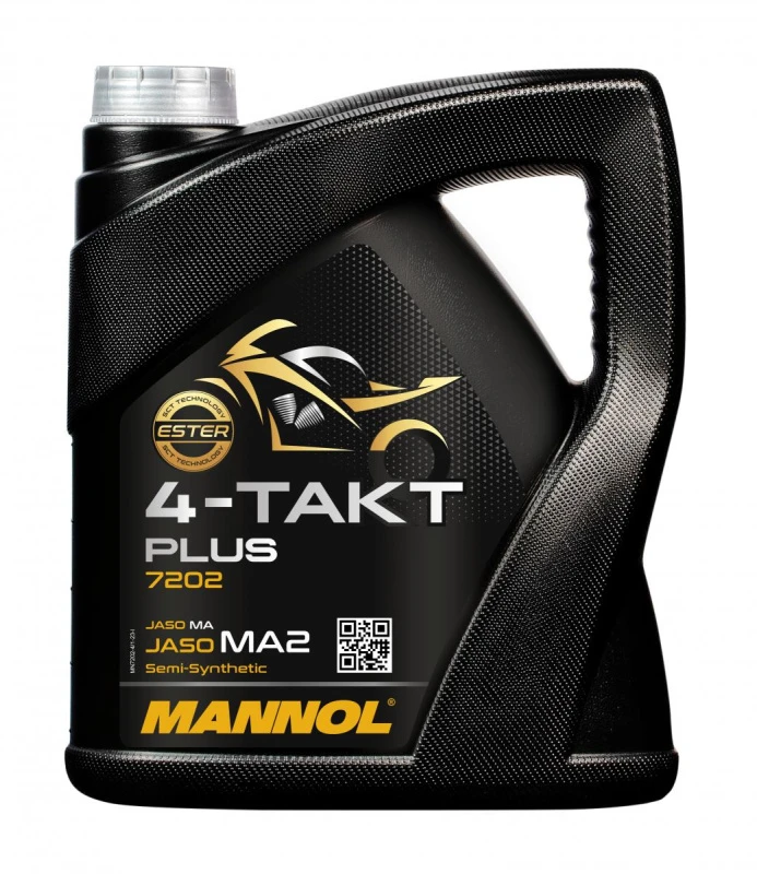 П/синтетическое моторное масло Mannol 4-Takt Plus 10w40 кан. 4л
