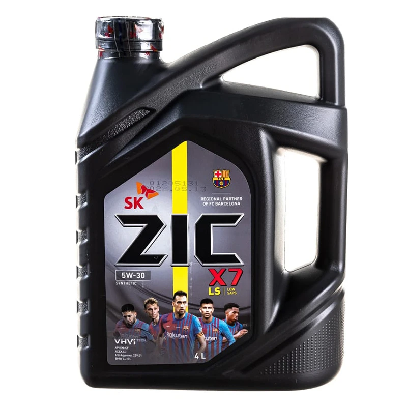 Масло моторное ZIC X7 LS 5W30 4л