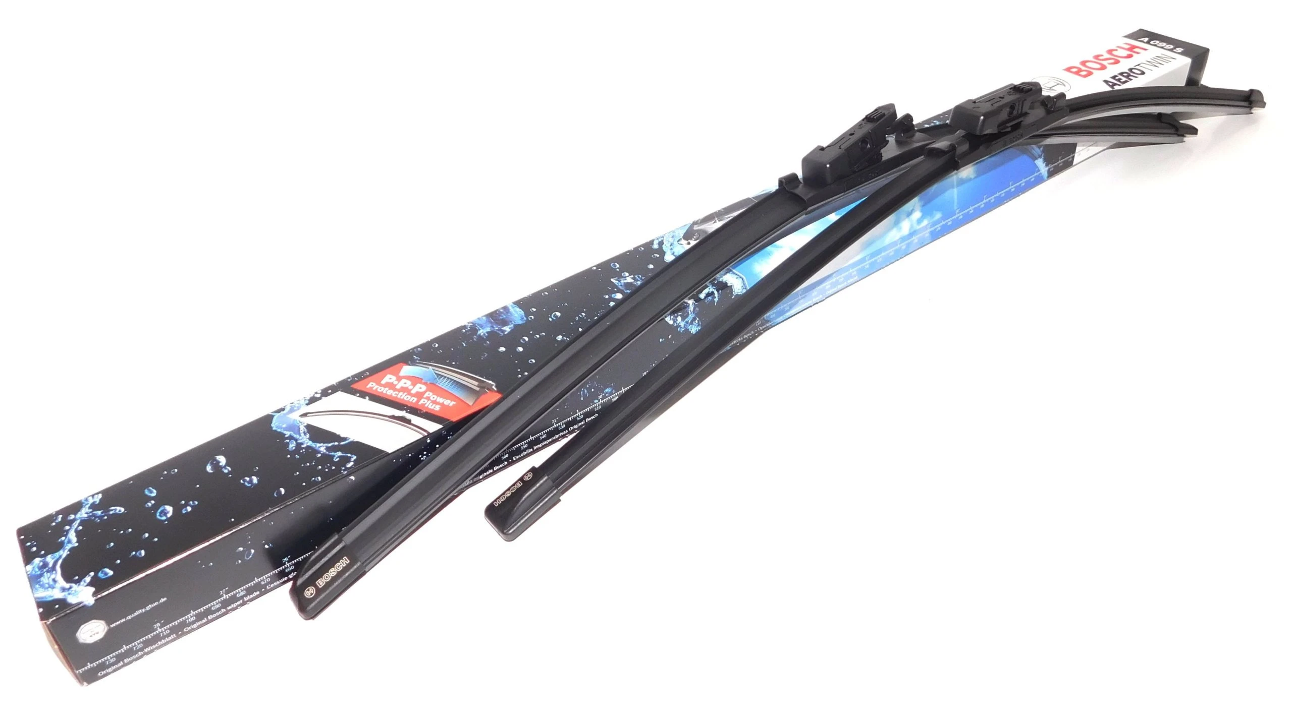 Щетки стеклоочистителя бескаркасные 650/650мм (к-т) BOSCH AEROTWIN A099S