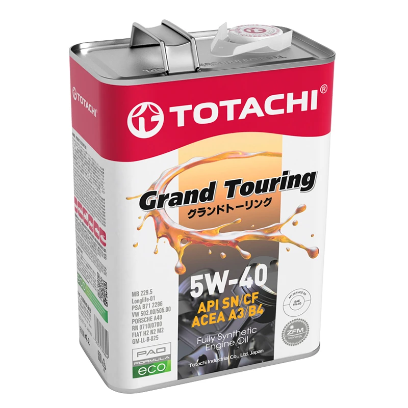 Масло моторное TOTACHI Grand Touring SN 5W40 4л