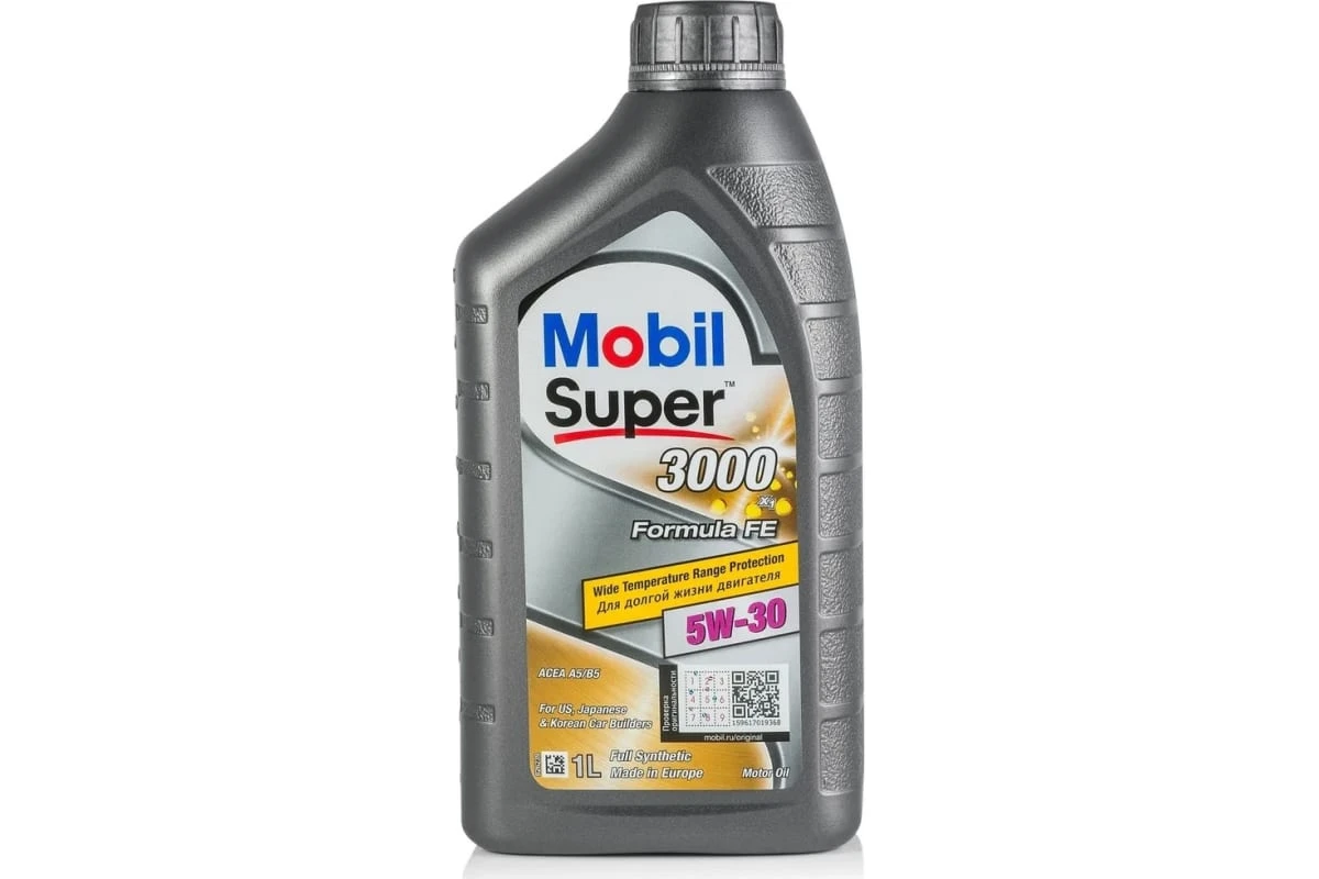 Масло моторное MOBIL Super 3000 X1 Formula FE 5w30 1л
