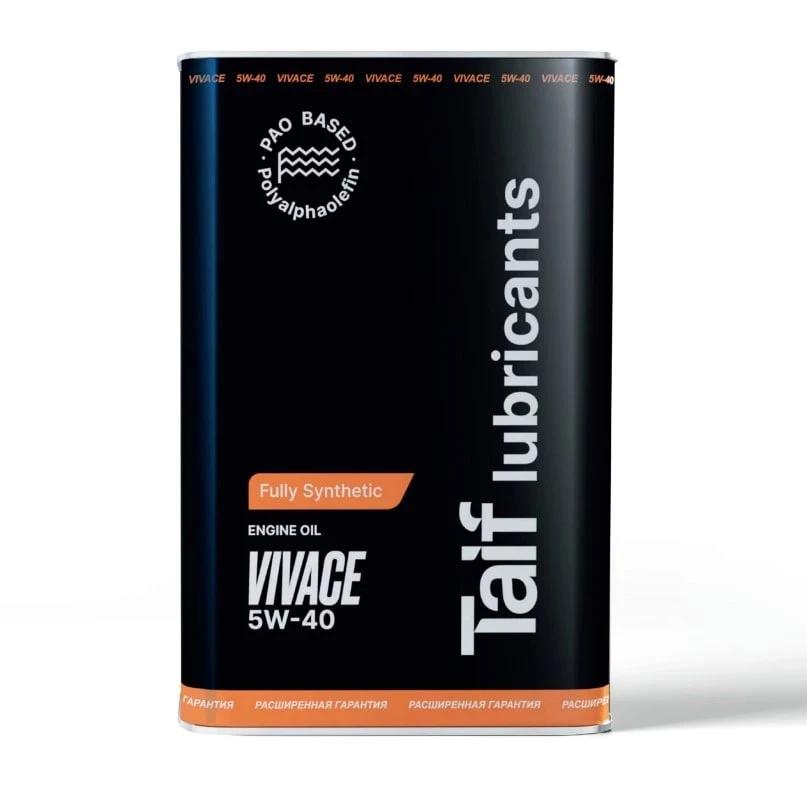 Масло моторное TAIF VIVACE 5W40 (АКЦИЯ 4+1)