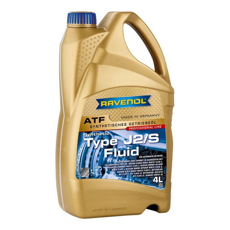 Масло трансмиссионное RAVENOL ATF TYPE J2/S 4л