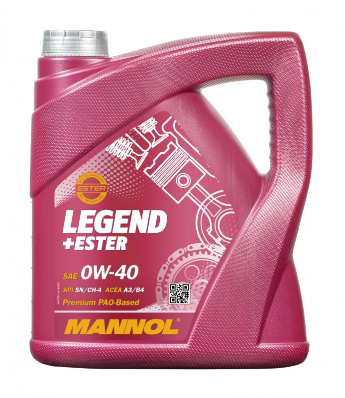 Масло моторное MANNOL LEGEND ESTER 0W40 4л 1001