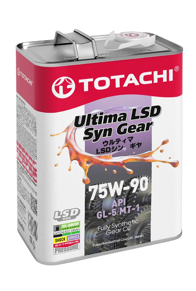 Масло трансмиссионное TOTACHI Ultima LSD 75W90 GL-5 4л