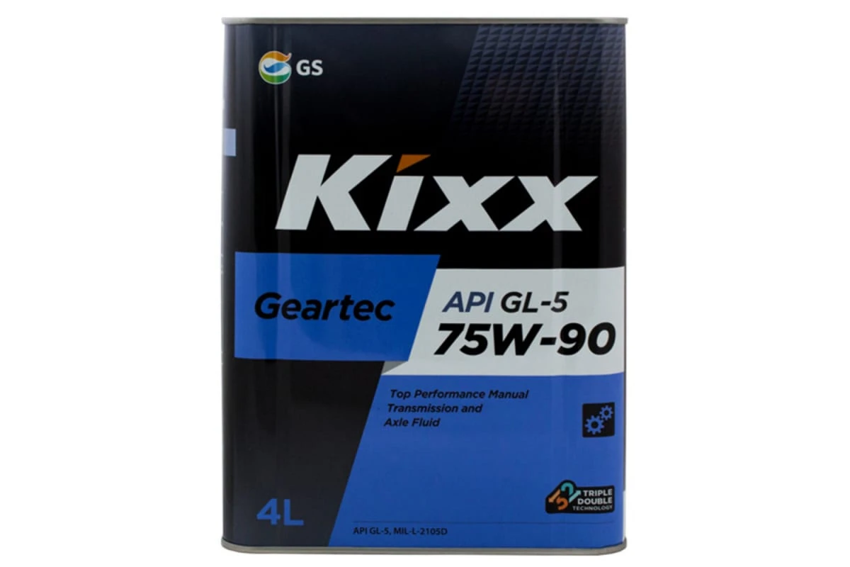 Масло трансмиссионное KIXX GEARTEC GL-5 75W90 4л