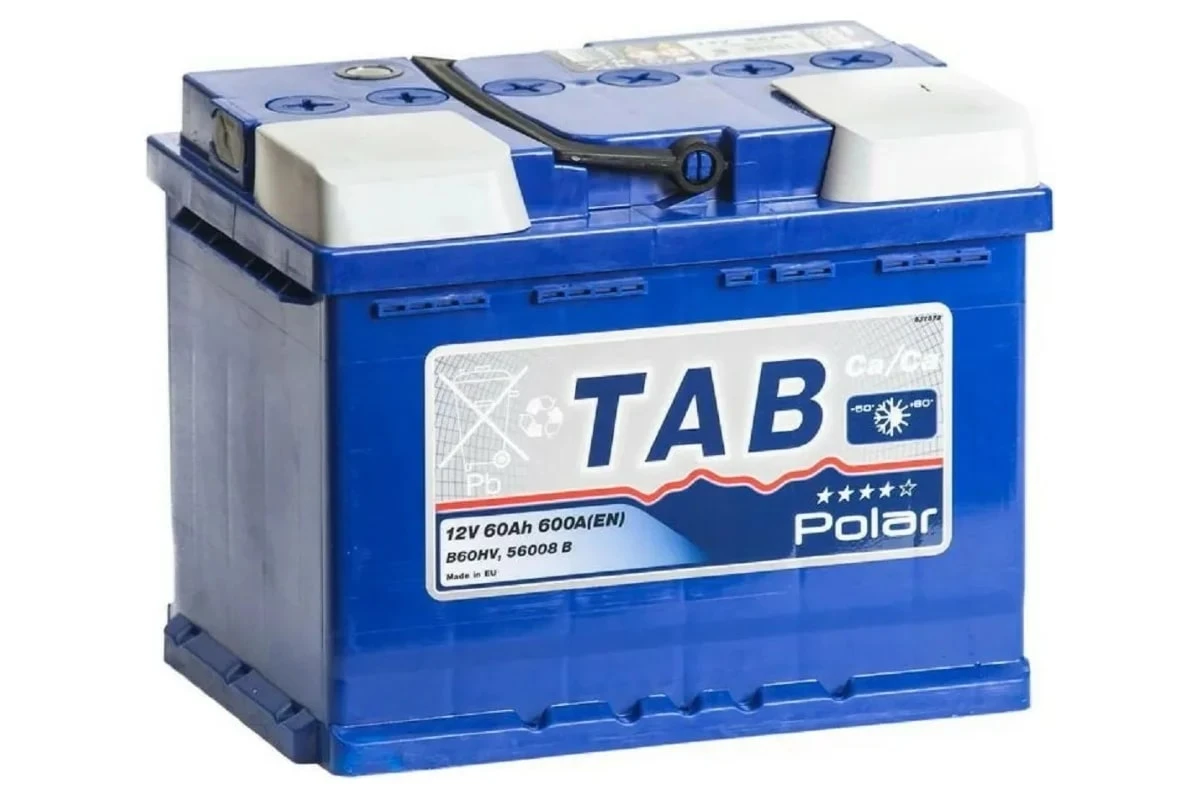 Аккумулятор TAB POLAR 6СТ-60 R+