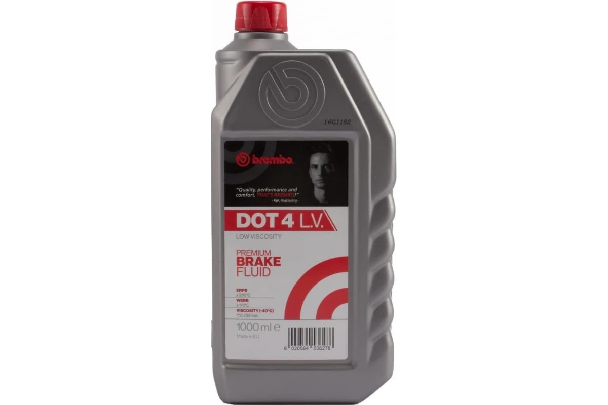 Тормозная жидкость BREMBO DOT 4 LV 1л