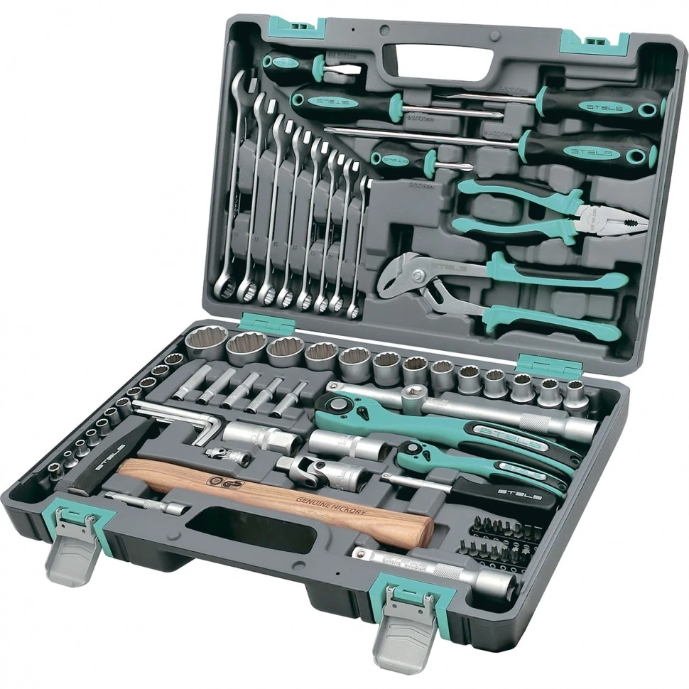 Набор инструментов 76предм 12гранные головки Stels 14116