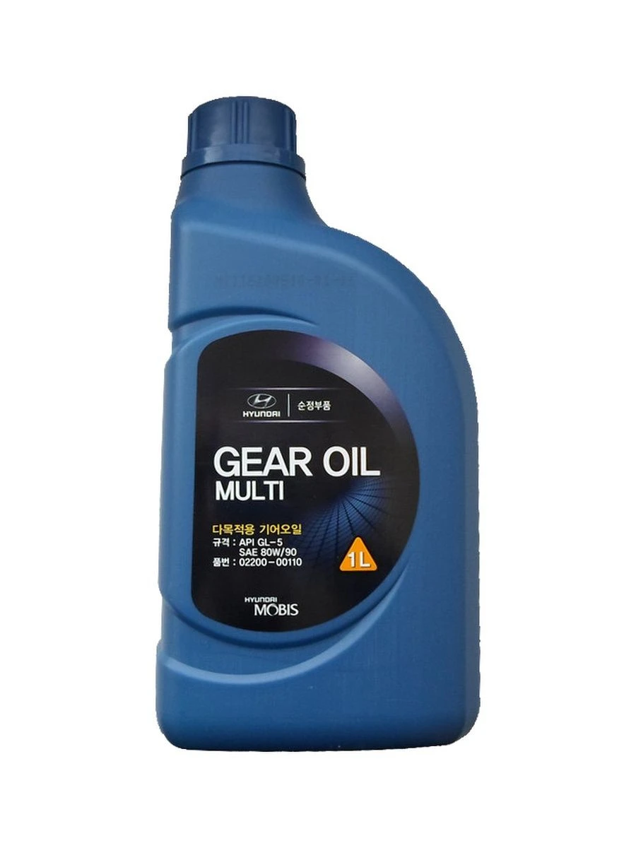 Hyundai масло транс. GEAR OIL MULTI 80W90 1л.(0220000110)