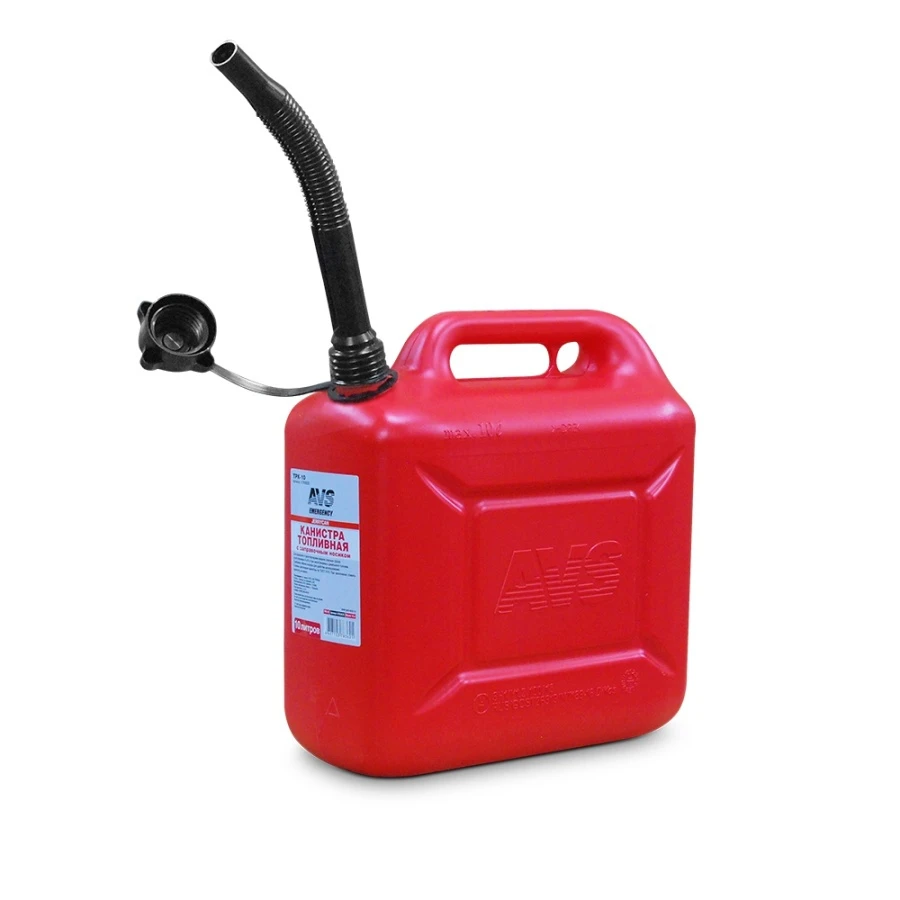 A78362S Канистра топливная пластик.10л. (красная) AVS