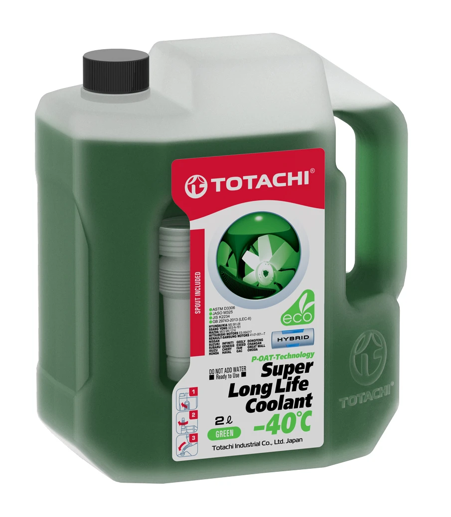 Антифриз TOTACHI SUPER LLC GREEN 2л — фото товара