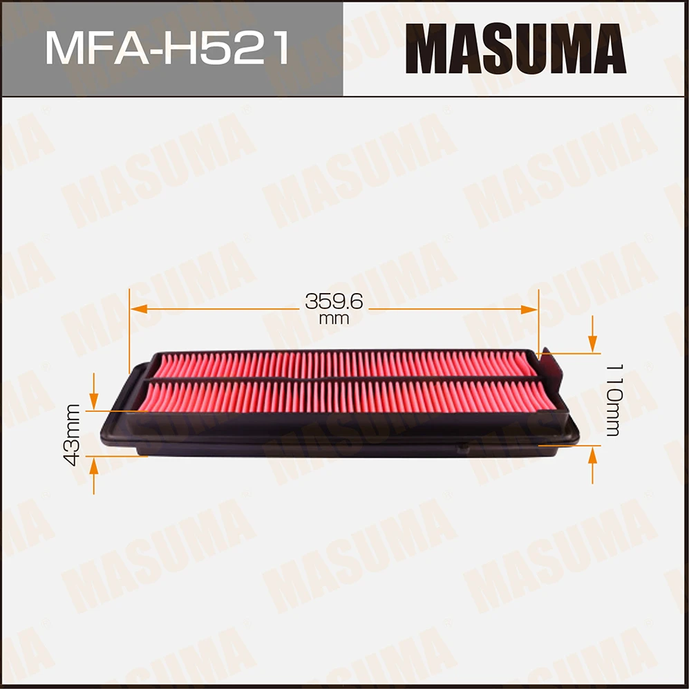 Фильтр воздушный MASUMA MFAH521