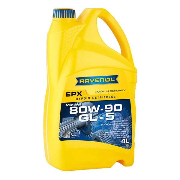 Масло трансмиссионное RAVENOL EPX 80W90 GL5 4л
