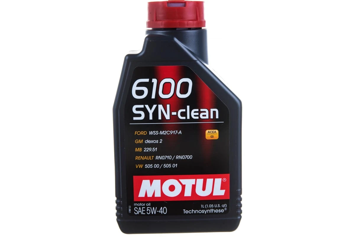 Масло моторное MOTUL 6100 Syn-clean 5W40 1л