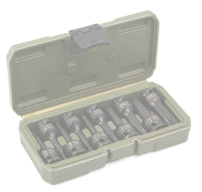 Набор бит-головок ударных TORX 1/2, длина 78 м Дело Техники 664280