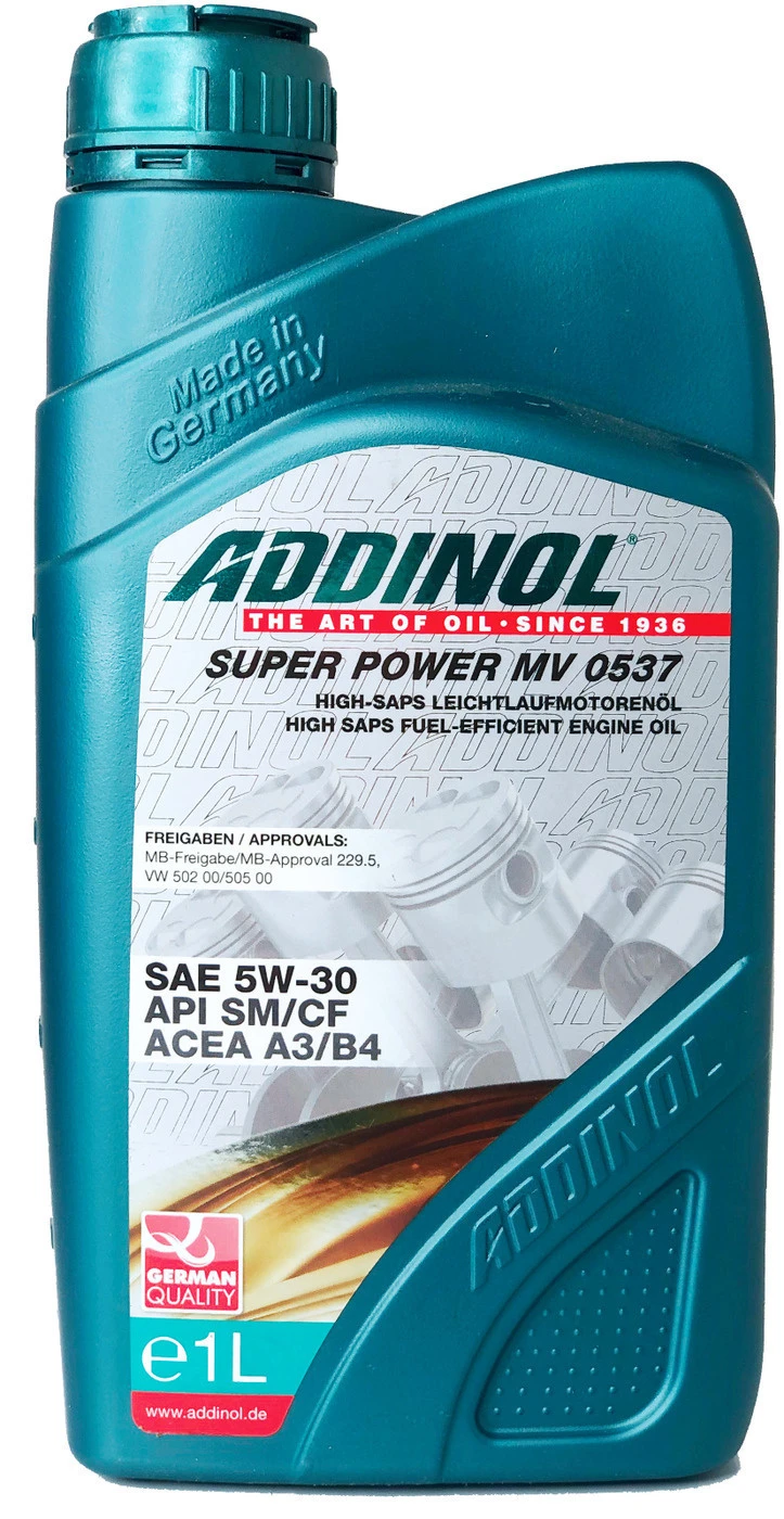 Масло моторное ADDINOL SUPER POWER MV 5W30 1л
