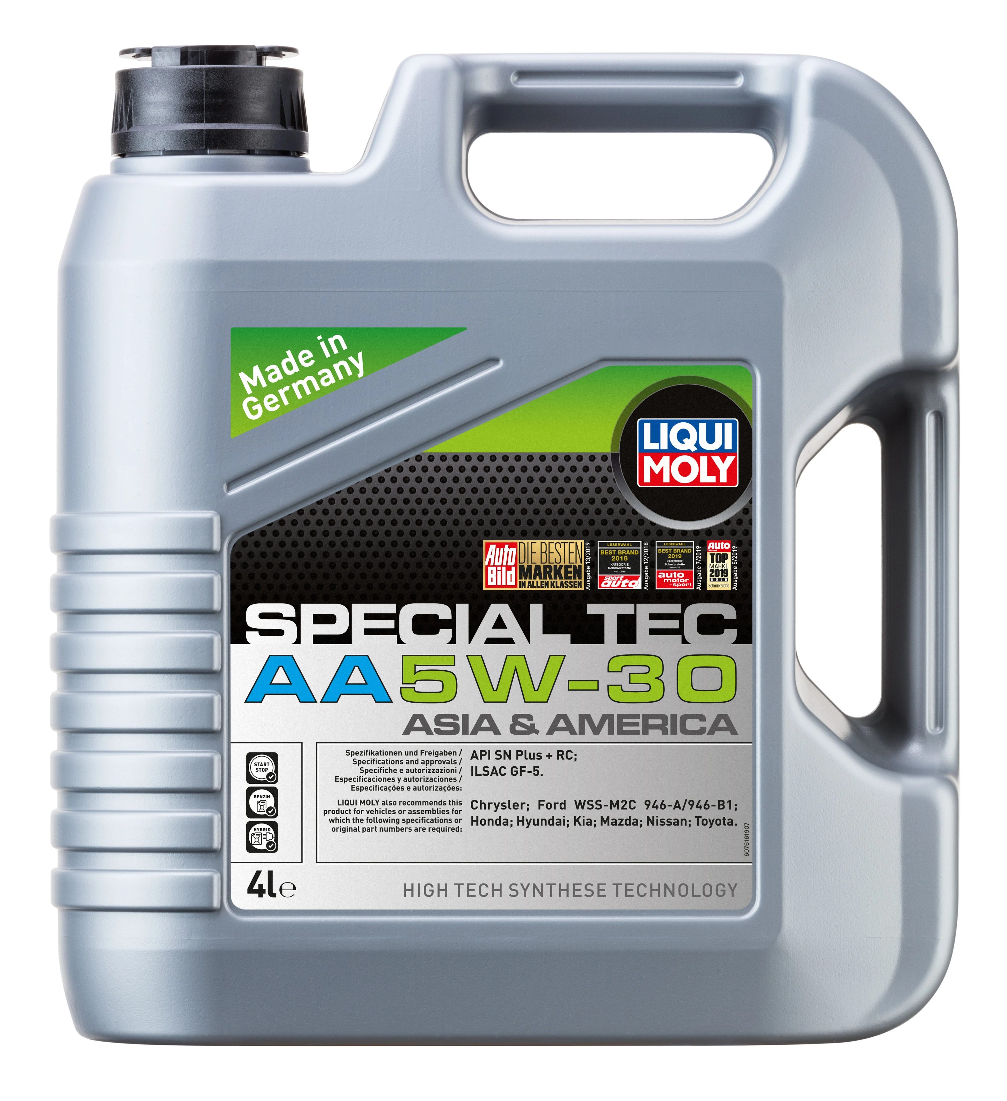 Масло моторное LIQUI MOLY HC-Синт Special Tec AA 5W30 SN;ILSAC GF-6A 4л