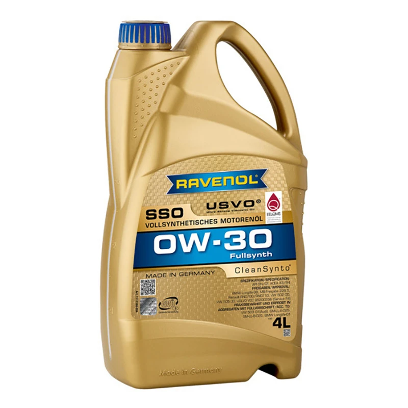 Масло моторное RAVENOL SSO 0W30 4л