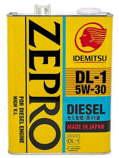 Масло моторное ZEPRO DIESEL 5W30 DL-1 4л