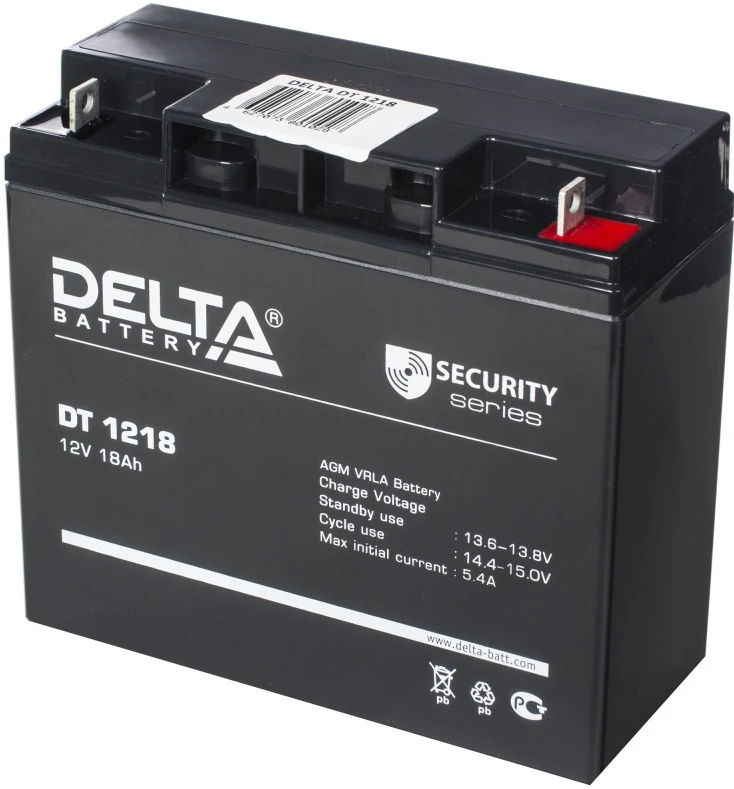 Аккумуляторная батарея DELTA DT1218 